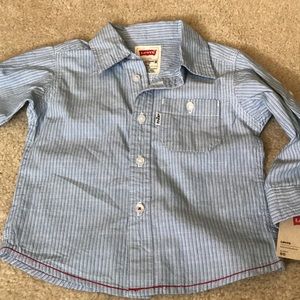 Levi’s baby boy button down- 12 Months
